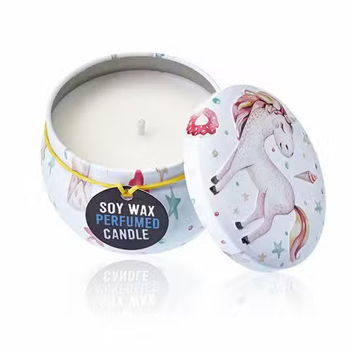 Art Tin Candle - Various Designs Moonstone Candle