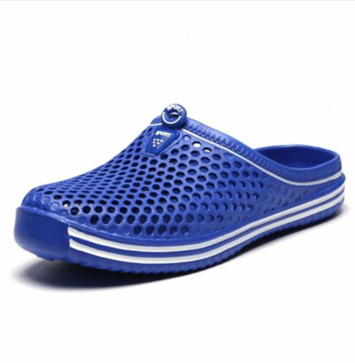 Black unisex Fashion Slippers Blue Slippers