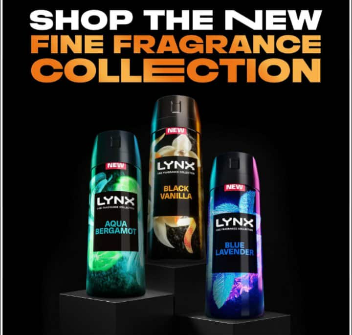 Lynx Black Vanilla Collection- Orange & Sandalwood Scent Gift ideas