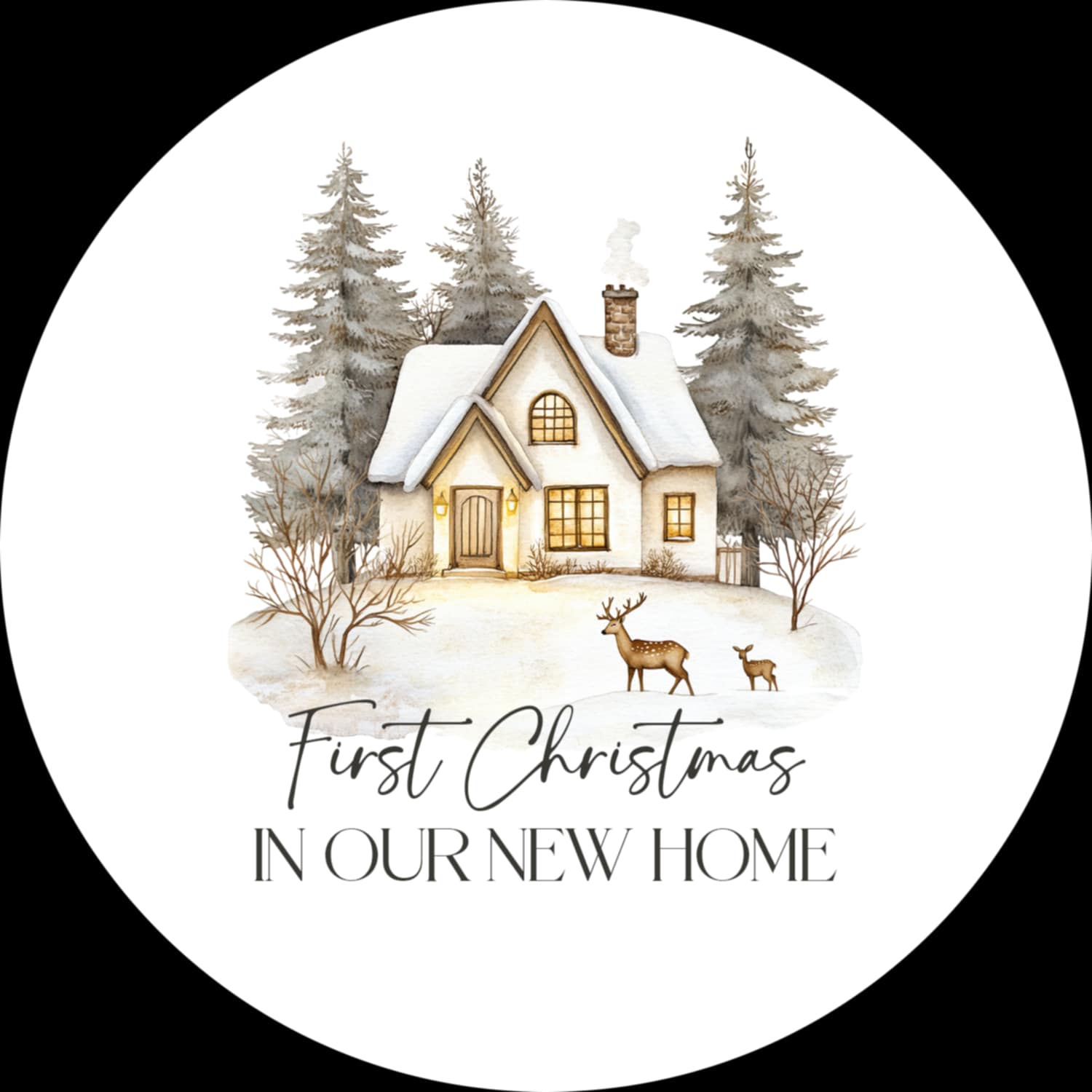 Personalised Tree Hanging Decoration Design 2 Hanging signs