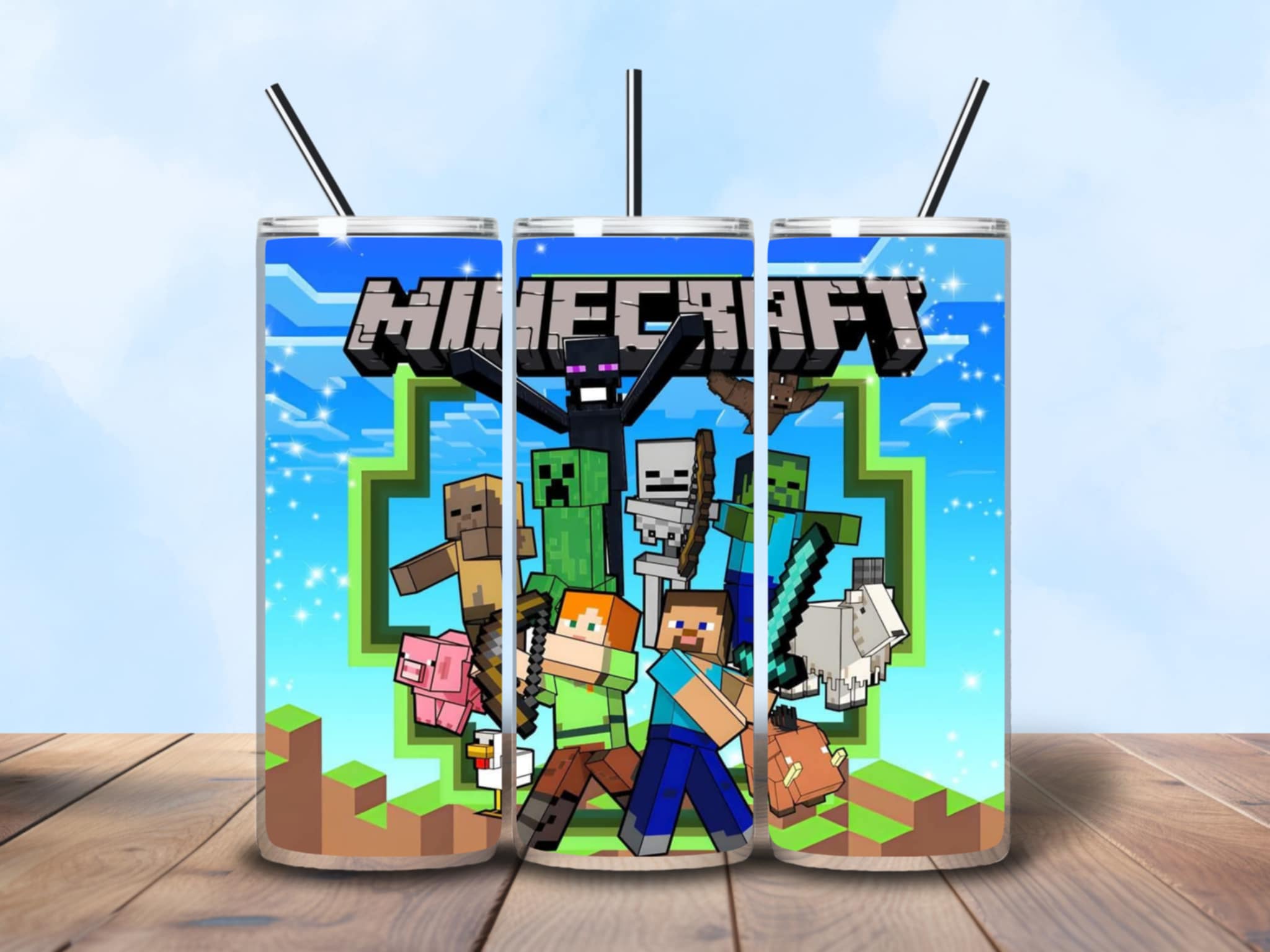 Minecraft Tumblers Design 1 Tumbler