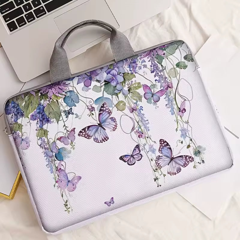 Protective Laptop Bag with Beautiful Butterfly Design