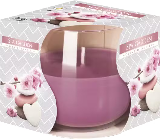 Scented Glass Jar Candle - Various Garden Spa Candle