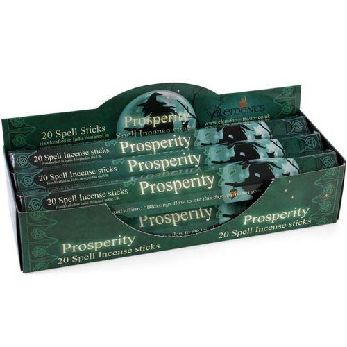 Set of 6 Packets of Prosperity Spell Incense Sticks by Lisa Parker Incense Sticks