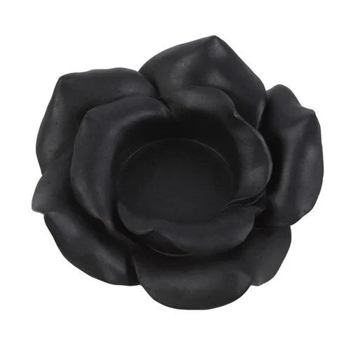 Black Rose Resin Tealight Candle Holder Candle Holder