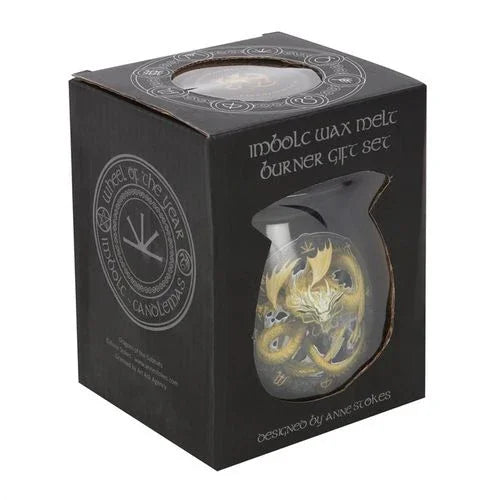 Imbolc Wax Melt Burner Gift Set by Anne Stokes Wax Burner