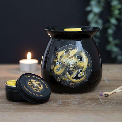 Imbolc Wax Melt Burner Gift Set by Anne Stokes Wax Burner