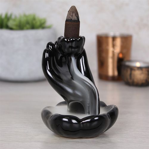 Hand & Lotus Flower Backflow Incense Burner Backflow Burner