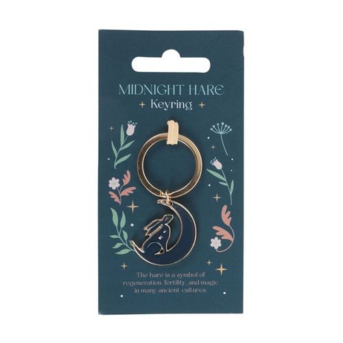 Midnight Hare Keyring Keyring