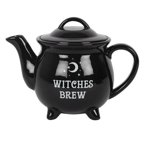 Witches Brew Ceramic Cauldron Tea Set Teaset