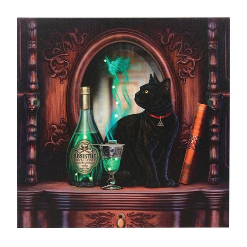 Absinthe Light Up Canvas Plaque by Lisa Parker Canvas