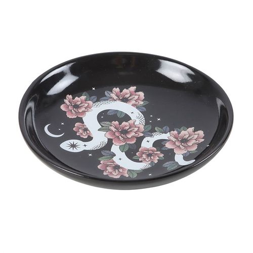 Floral Snake Trinket Dish Trinket Dish