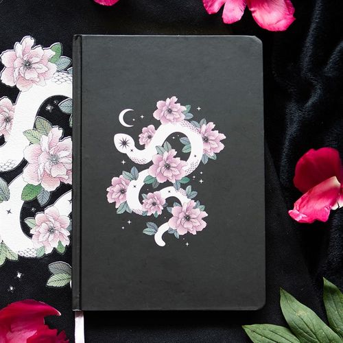 Floral Snake A5 Notebook Notebooks