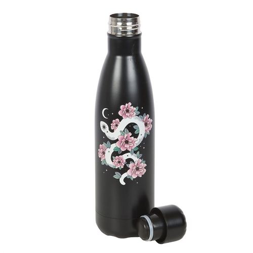 Floral Snake Metal Water Bottle Water Bottle