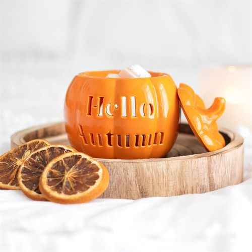 Hello Autumn Pumpkin Oil Burner Oil Burner