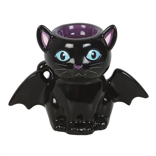 Cute and Creepy Bat Cat Oil Burner and Wax Warmer Oil Burner