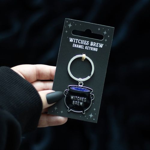 Witches Brew Cauldron Keyring Keyring