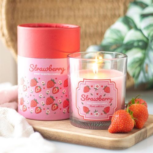 Strawberry Scented Candle Candle