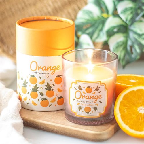 Orange Scented Candle Candle