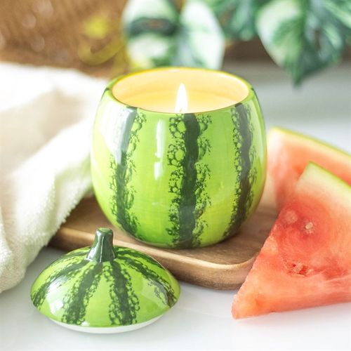 Watermelon Shaped Candle Jar Candle
