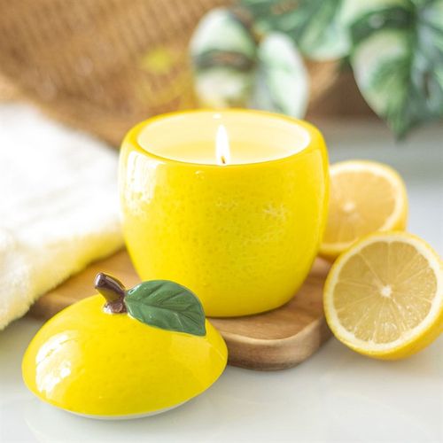 Lemon Shaped Candle Jar Candle