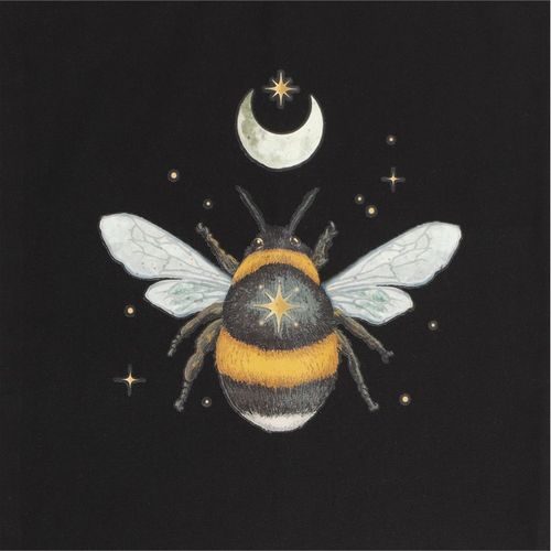 Forest Bee Polycotton Tote Bag Bag