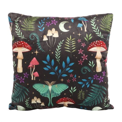 35cm Square Dark Forest Print Cushion Cushions