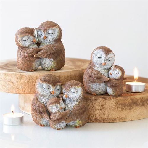 Birds of a Feather Owl Couple Ornament Ornament