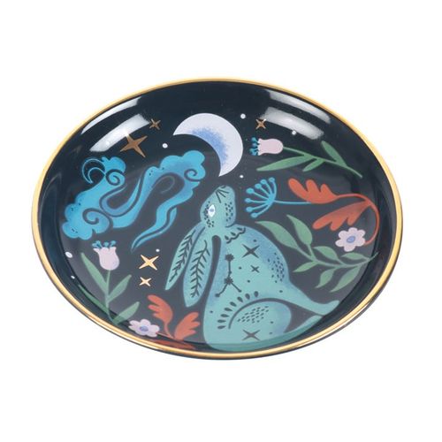 Midnight Hare Trinket Dish Trinket Dish