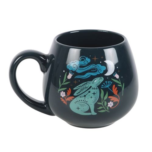 Midnight Hare Rounded Mug Mug