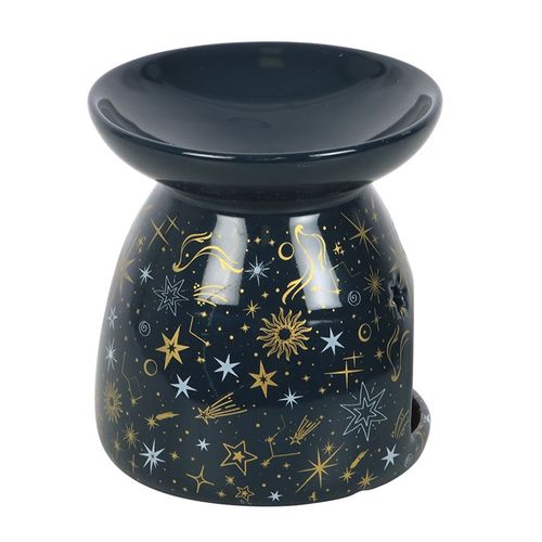 Blue Starry Night Oil Burner and Wax Warmer Oil Burner