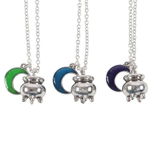 Set of 3 Coven Sisters Cauldron Charm Necklaces Necklace