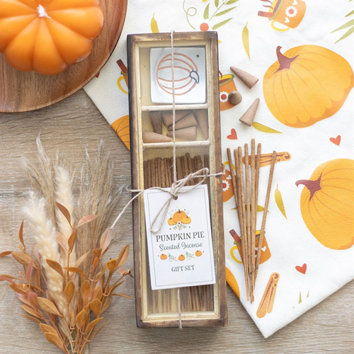 Pumpkin Pie Incense Gift Set Incense Sticks