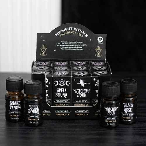 Set of 12 Midnight Rituals Fragrance Oils in Display Fragrance Oils