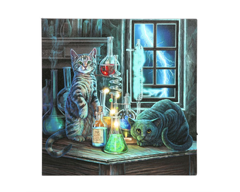 Jekyll and Hyde Light Up LED Canvas Plaque by Lisa Parker Canvas