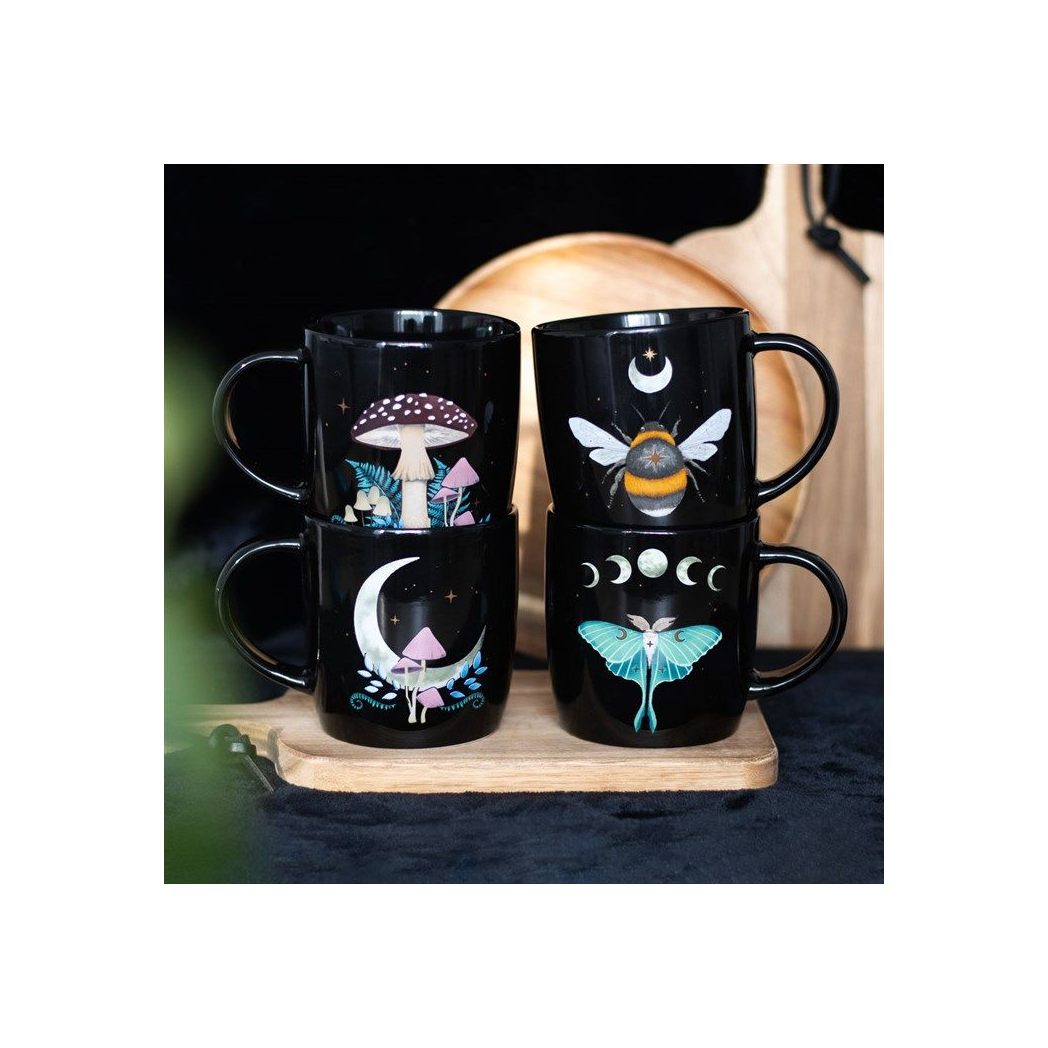 Set of 4 Dark Forest Mugs Mugs