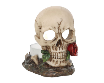 Skull Rose Tealight Holder Tealight holder