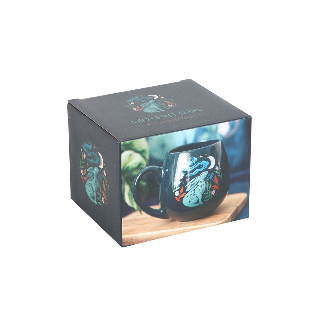 Midnight Hare Rounded Mug Mug