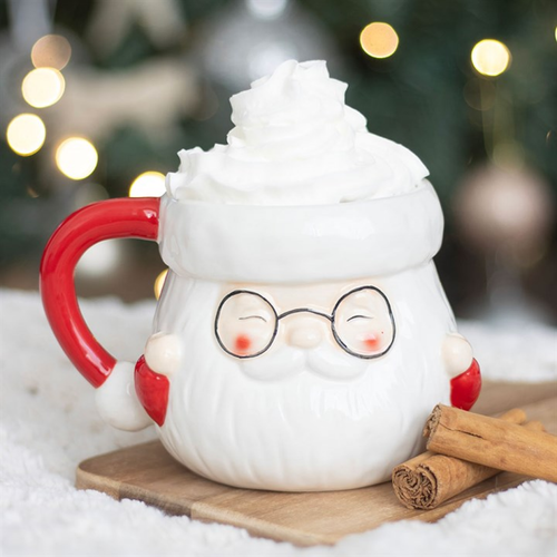 Candy Cane Gingerbread House Mug or Santa Mug Mugs