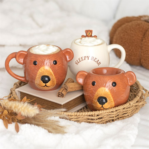 Sleepy Bear Rounded Mug Mug