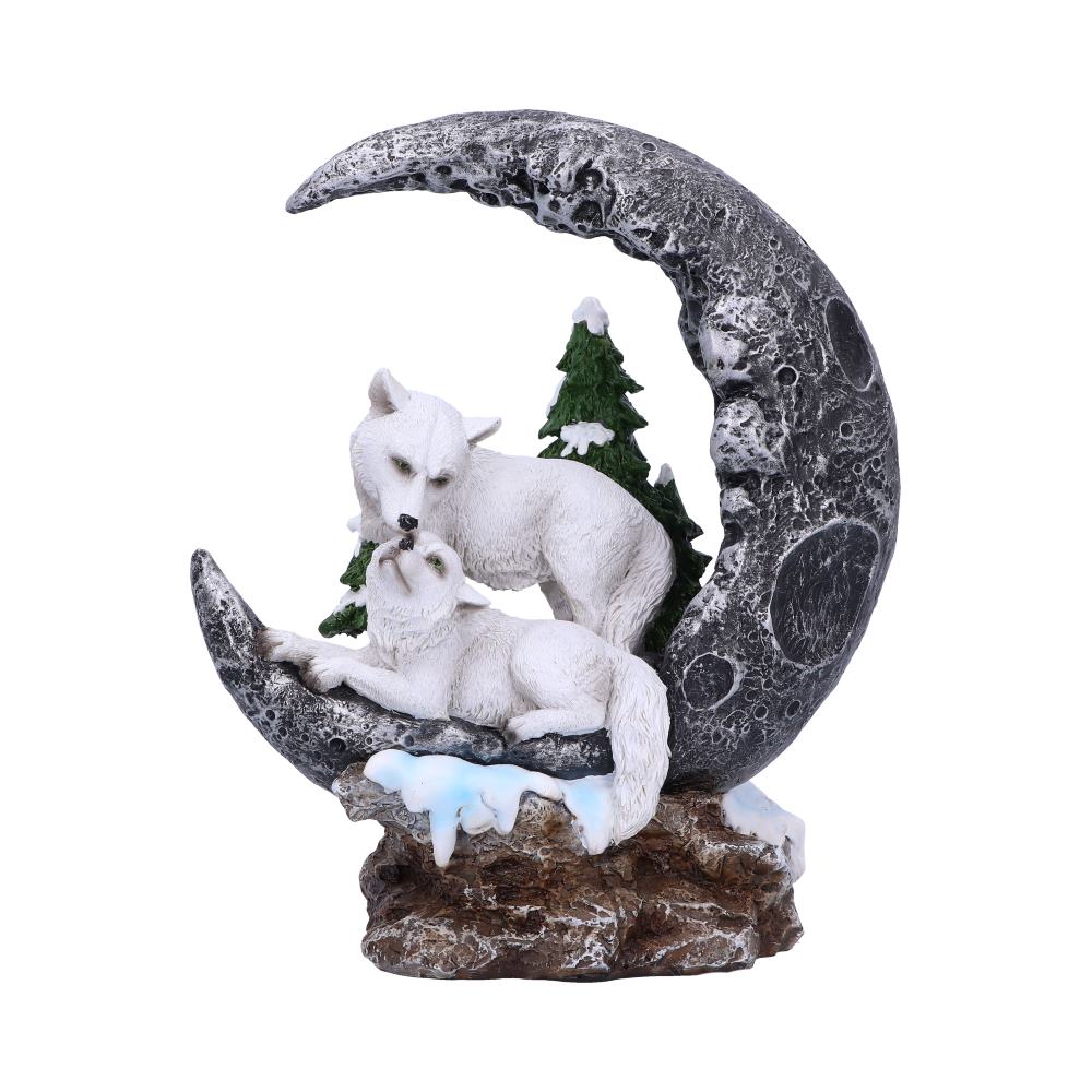 Lunar Companions Wolves Moon Figurine 19.3cm Figurine