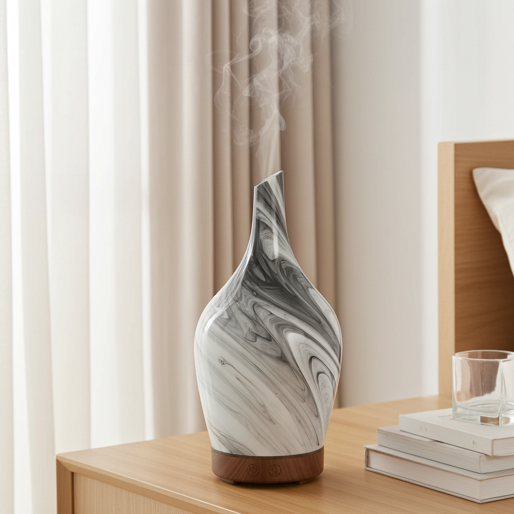 Aroma Atomiser - Glass Abstract Grey USB