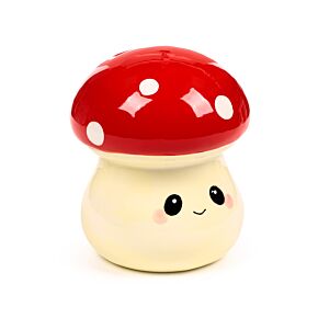 Ceramic Money boxes - Adoramols Sussu the Panda Cute Mushroo Toadstool piggy banks