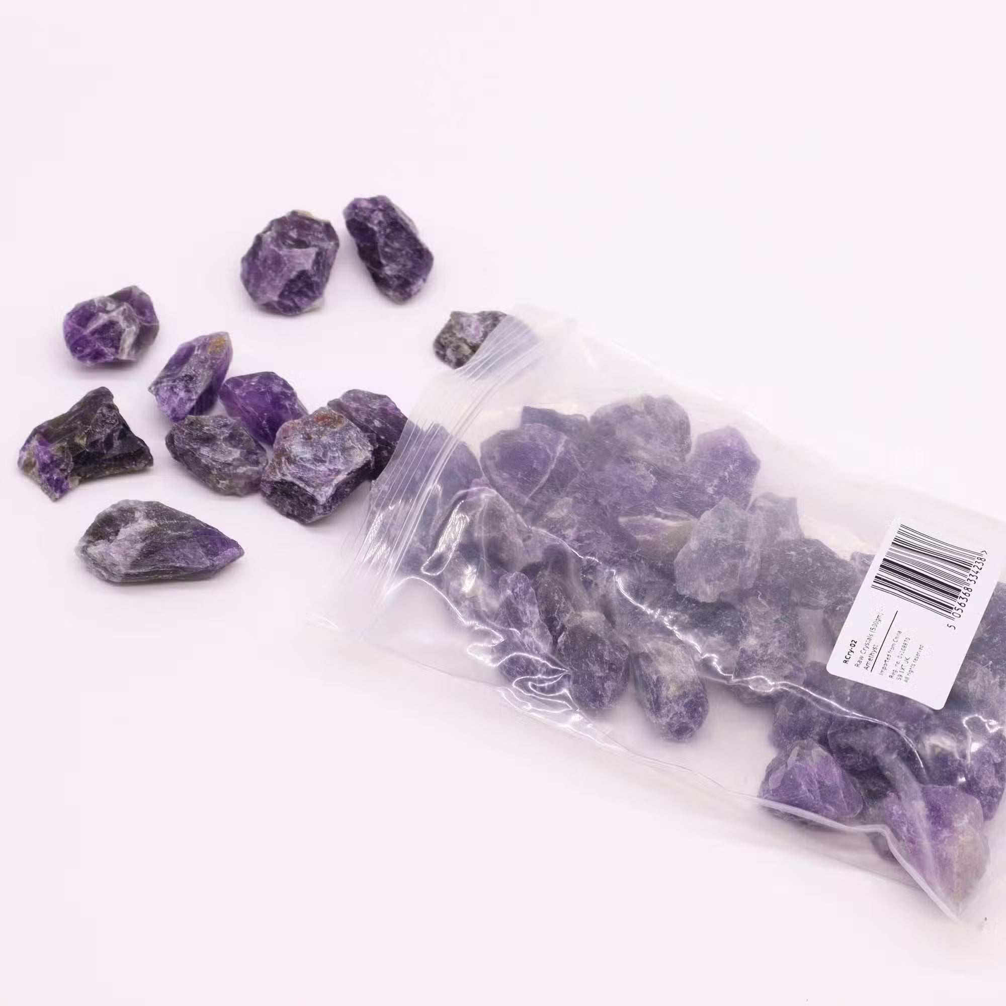 Raw Crystals (500gm) - Amethyst Crystals