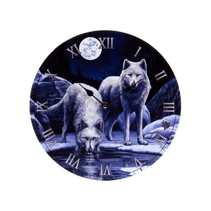 Lisa Parker Warrior Of Winter Design Clock Clock