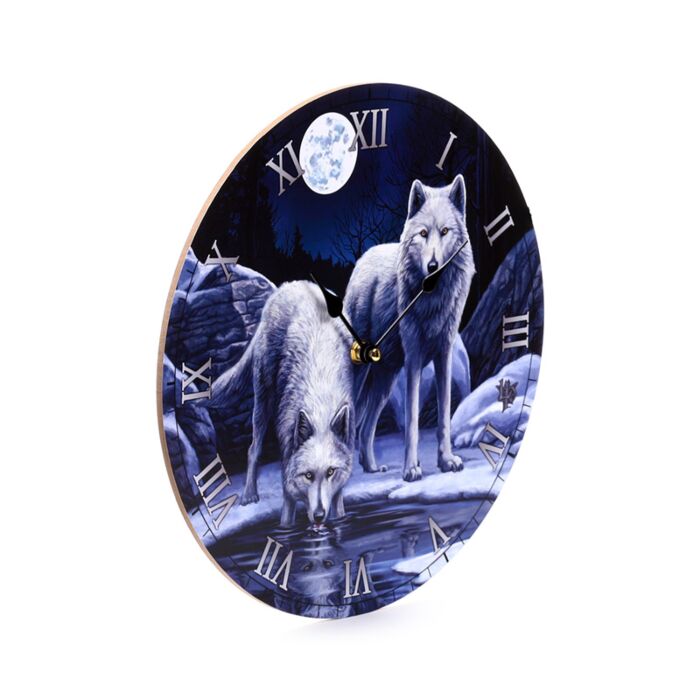 Lisa Parker Warrior Of Winter Design Clock Clock