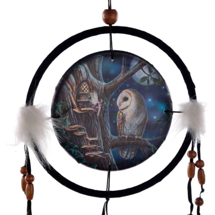 Dreamcatcher (Small) - Lisa Parker Fairy Tales Owl & Fairy Dreamcatchers