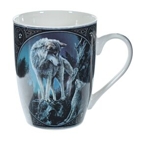 Porcelain Mug - Lisa Parker Guidance Wolf Design Mugs