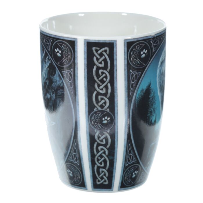 Porcelain Mug - Lisa Parker Guidance Wolf Design Mugs
