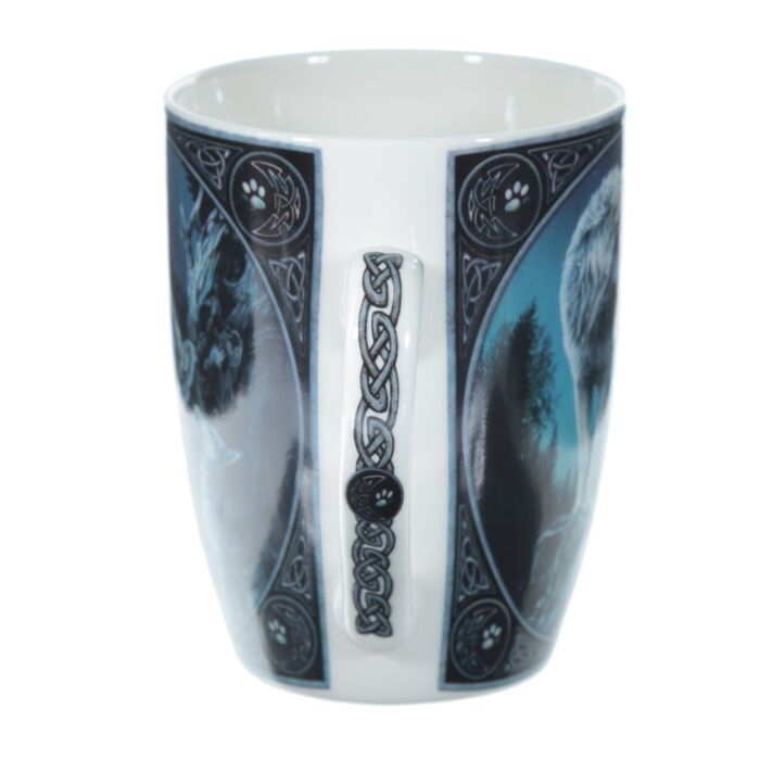Porcelain Mug - Lisa Parker Guidance Wolf Design Mugs
